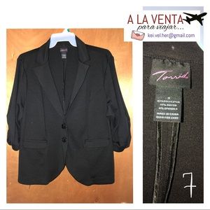 Black 3/4 sleeve Professional Jacket